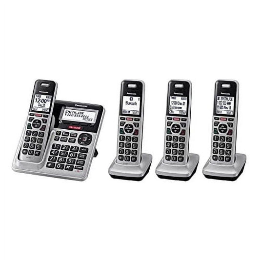 Panasonic KX-TG994 DECT 6.0 Bluetooth 4-Handset Phone Bundle